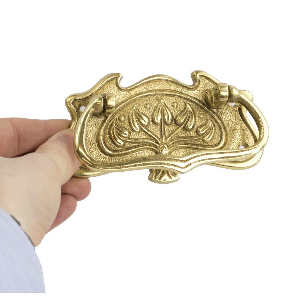 "Ace of Spades" Brass Cabinet Pull Handle