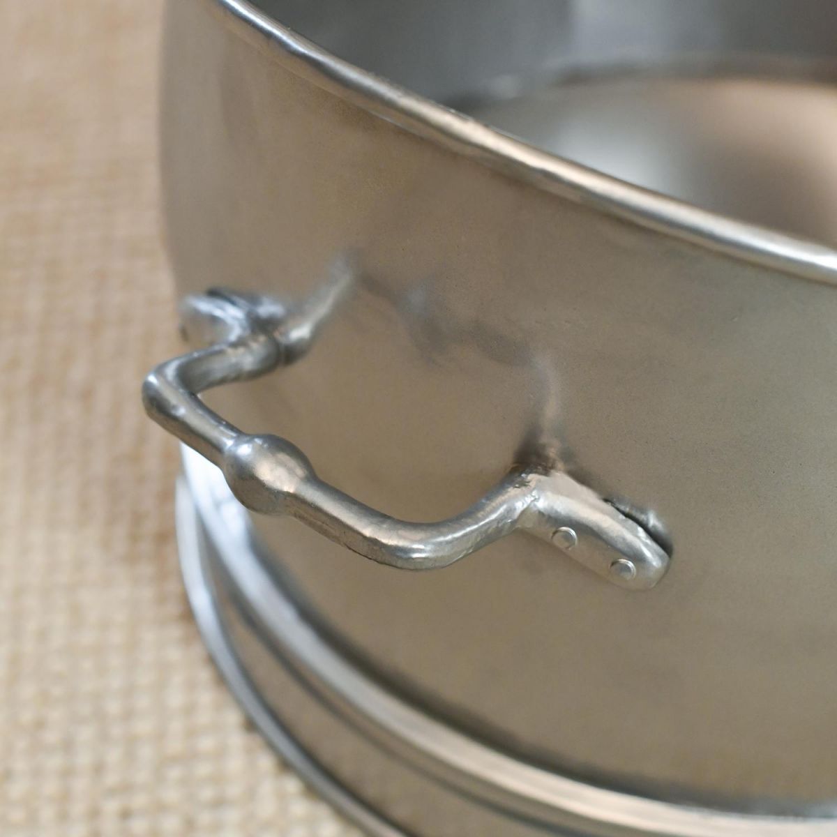 Carry Handle on the Back of the “Alemont House” Classic Coal Bucket