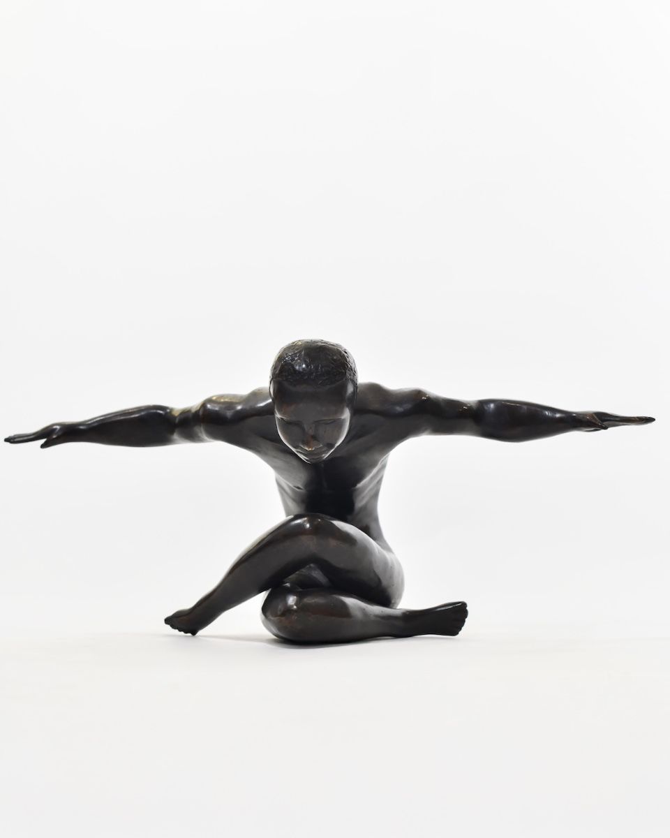 ‘Ascension’ Cast Brass Sculpture main image