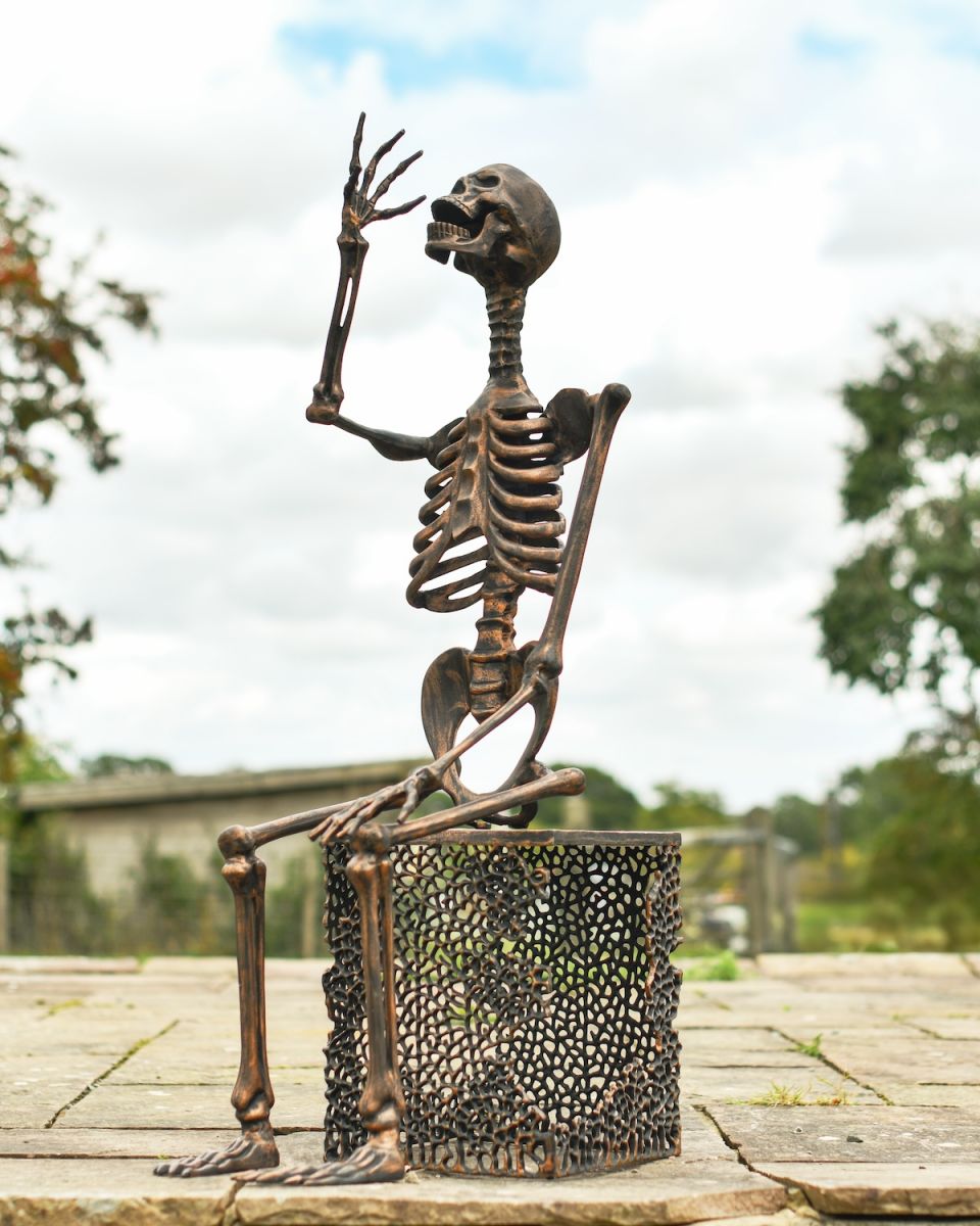 "Benny" the Boozy Skeleton - Copper