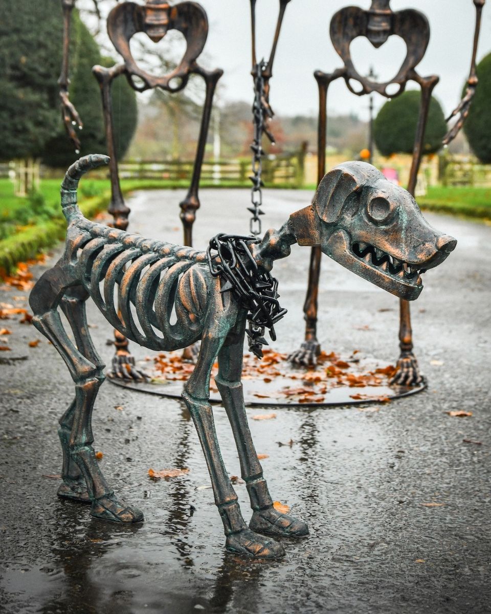 “Bones” the loyal Skeleton Dog Sculpture main image