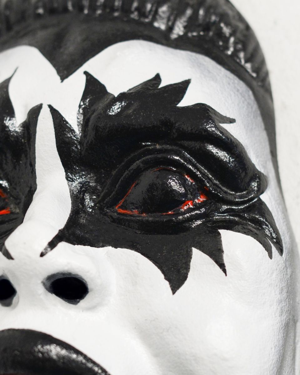 "Encore" Face Modern Cast Aluminium Wall Art close up of eye