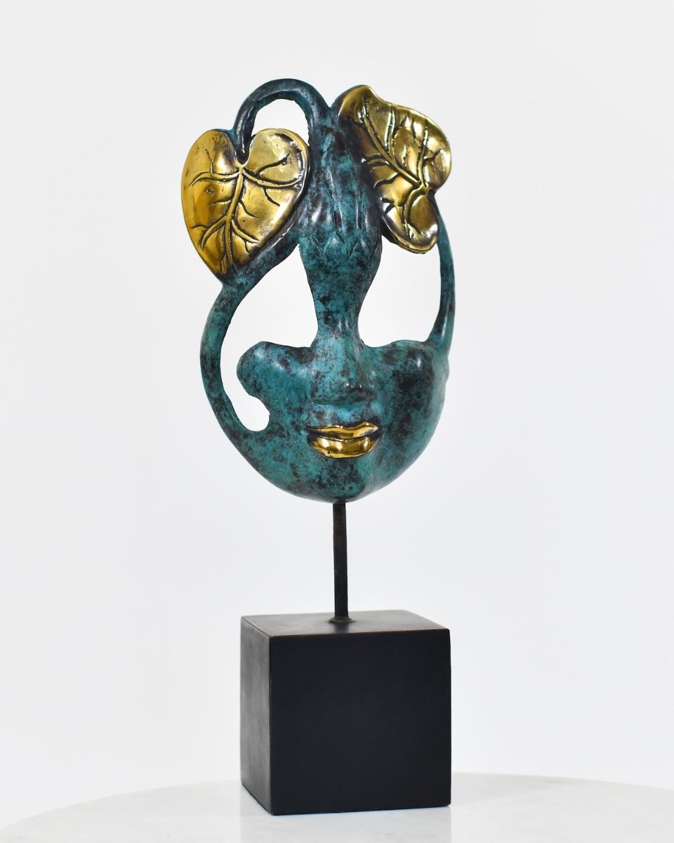 "Flora"s Whisper" Cast Brass Interior Ornament