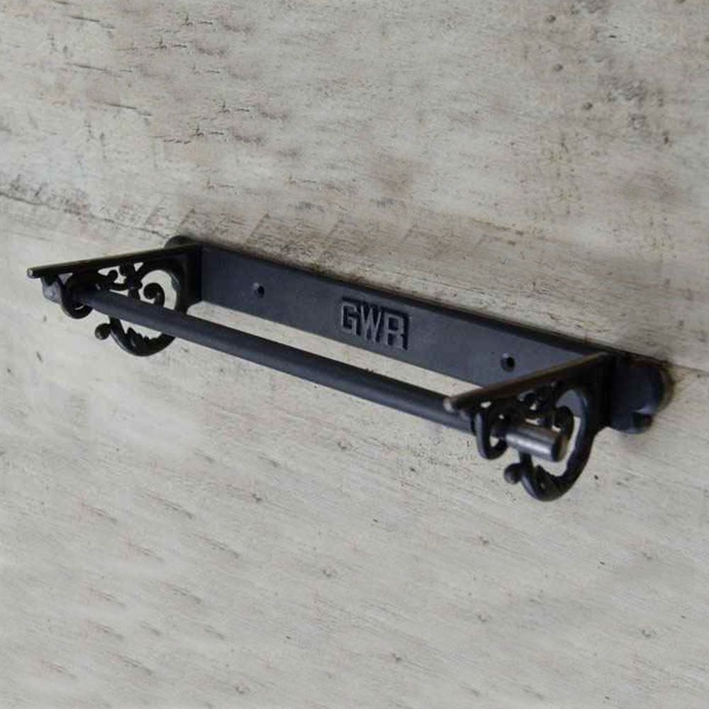 "GWR" Iron Kitchen Roll Holder