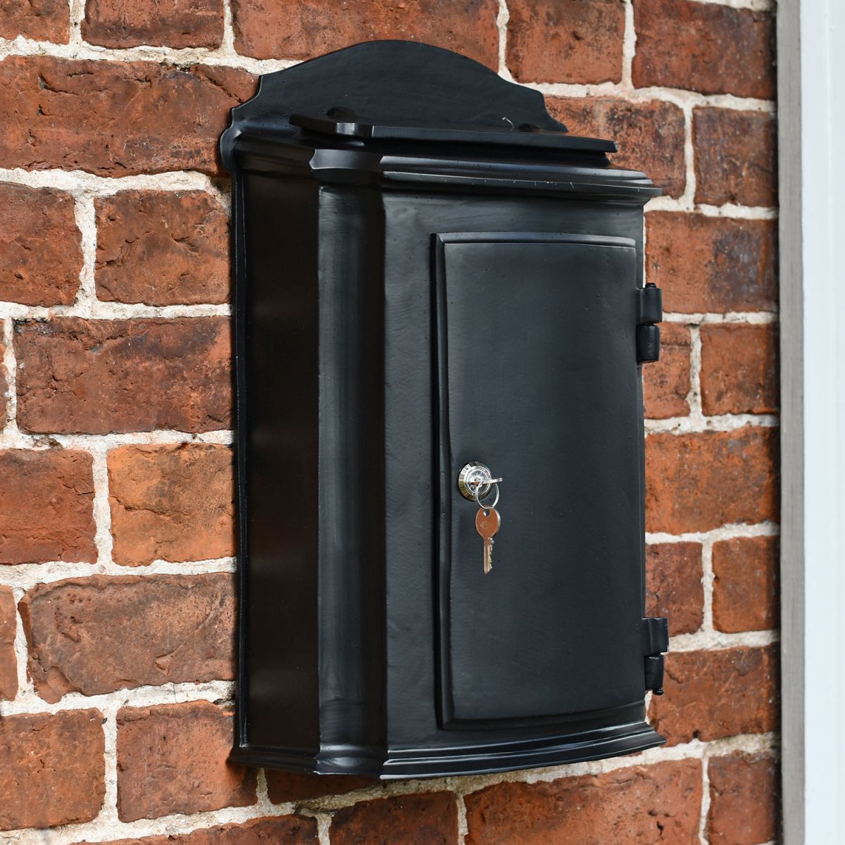“Inkwell” York Post Box in a Sleek Black Finish