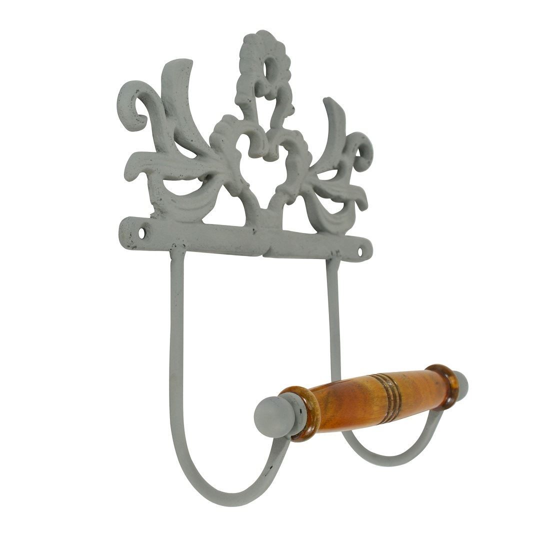 “Isadora Hall” Cast Iron Toilet Roll Holder