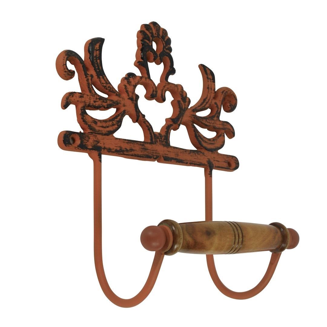 “Isadora Hall” Cast Iron Toilet Roll Holder
