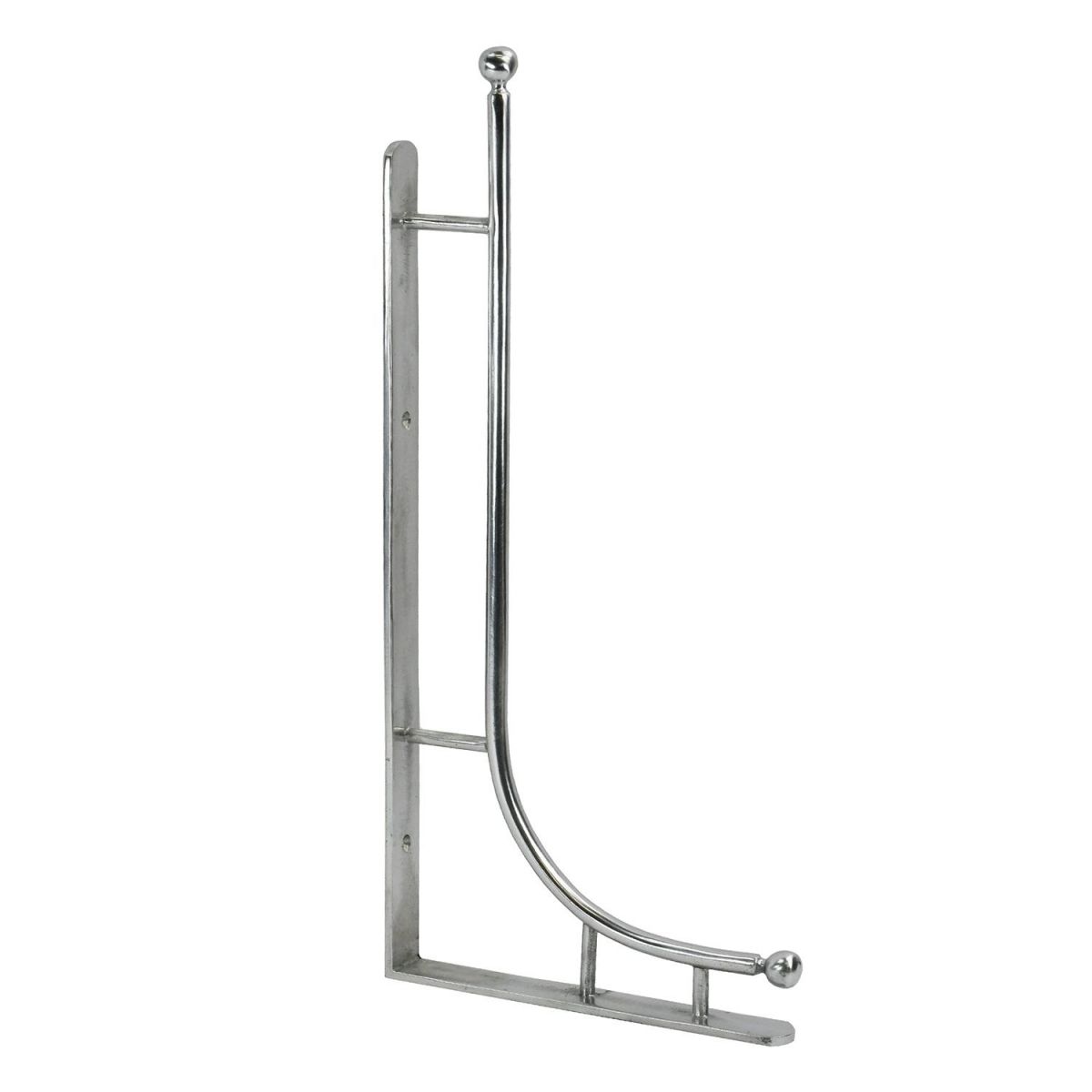 ’Kepler’ Modern Wall Bracket in a Polished Aluminium