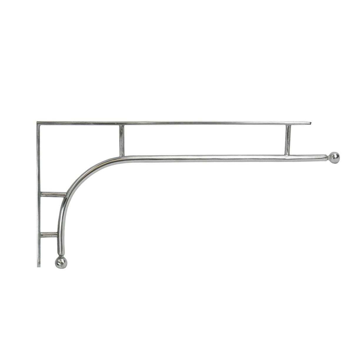 ’Kepler’ Polished Aluminium Modern Wall Bracket