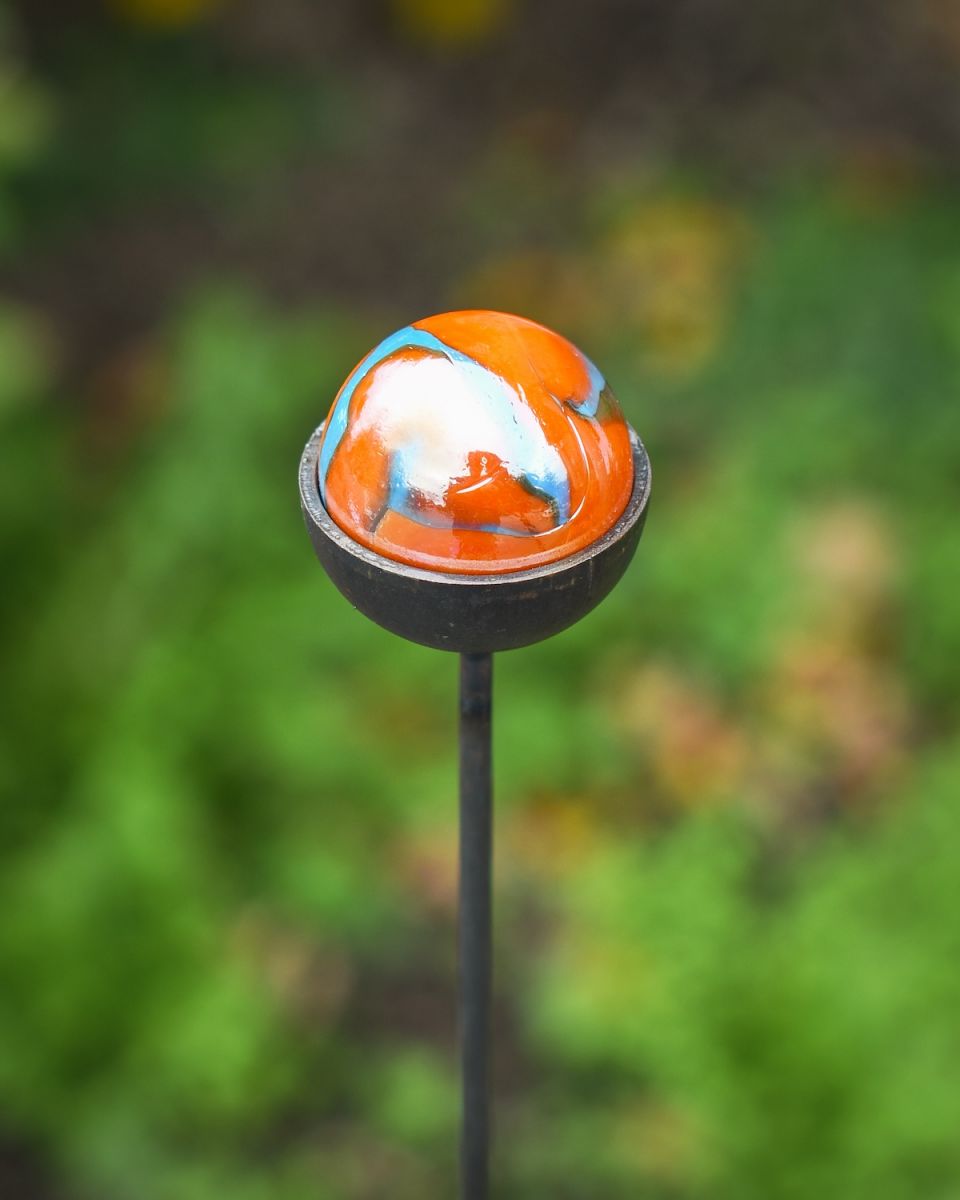 "Kingfisher" Suncatcher Garden Stake