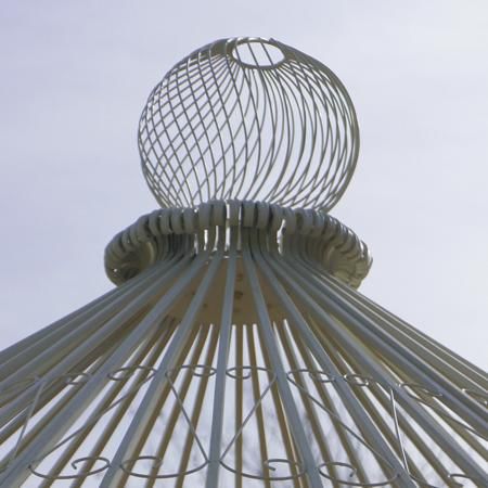 Round Finial on the Top of the Gazebo