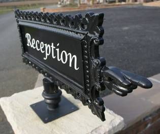 “Millington” Directional Cast Aluminium Sign