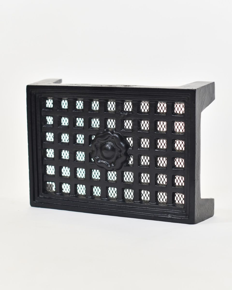 "Monarch Rose" Cast Iron Air Brick 9"x6" main image