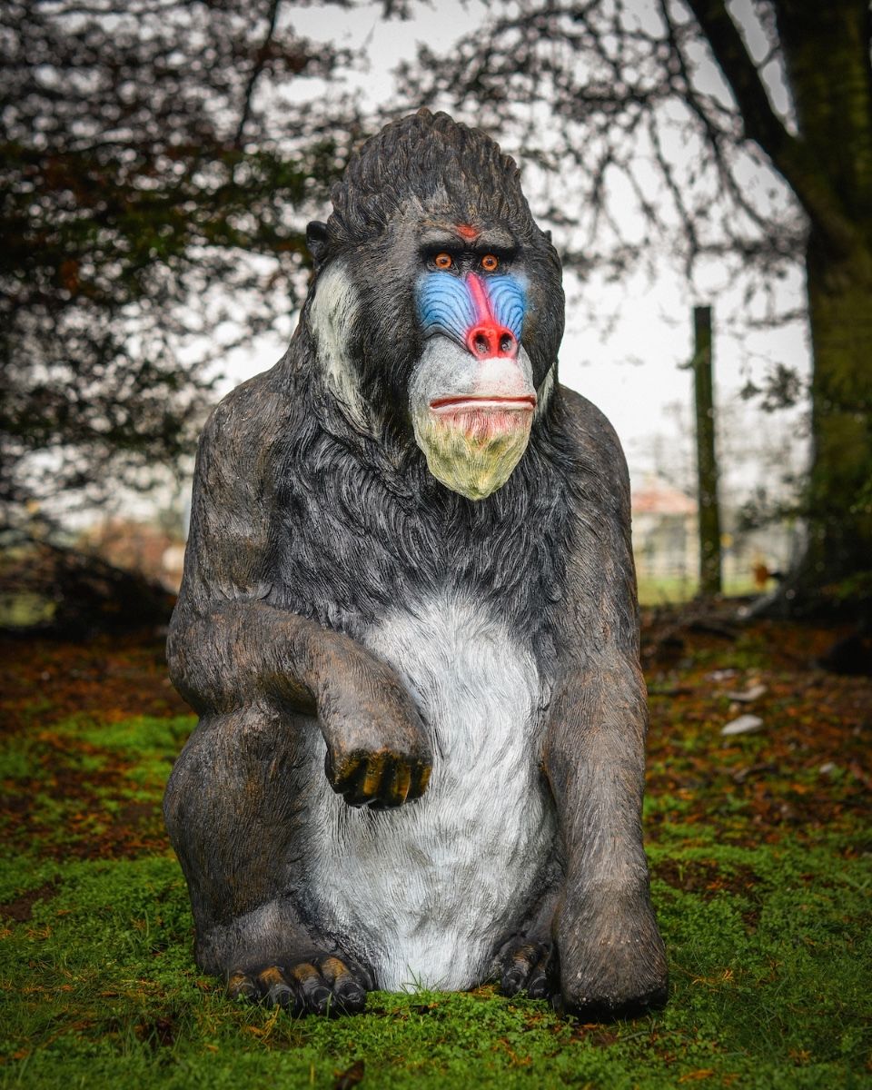 "Patriarch Mandrill" Fibreglass Garden Sculpture