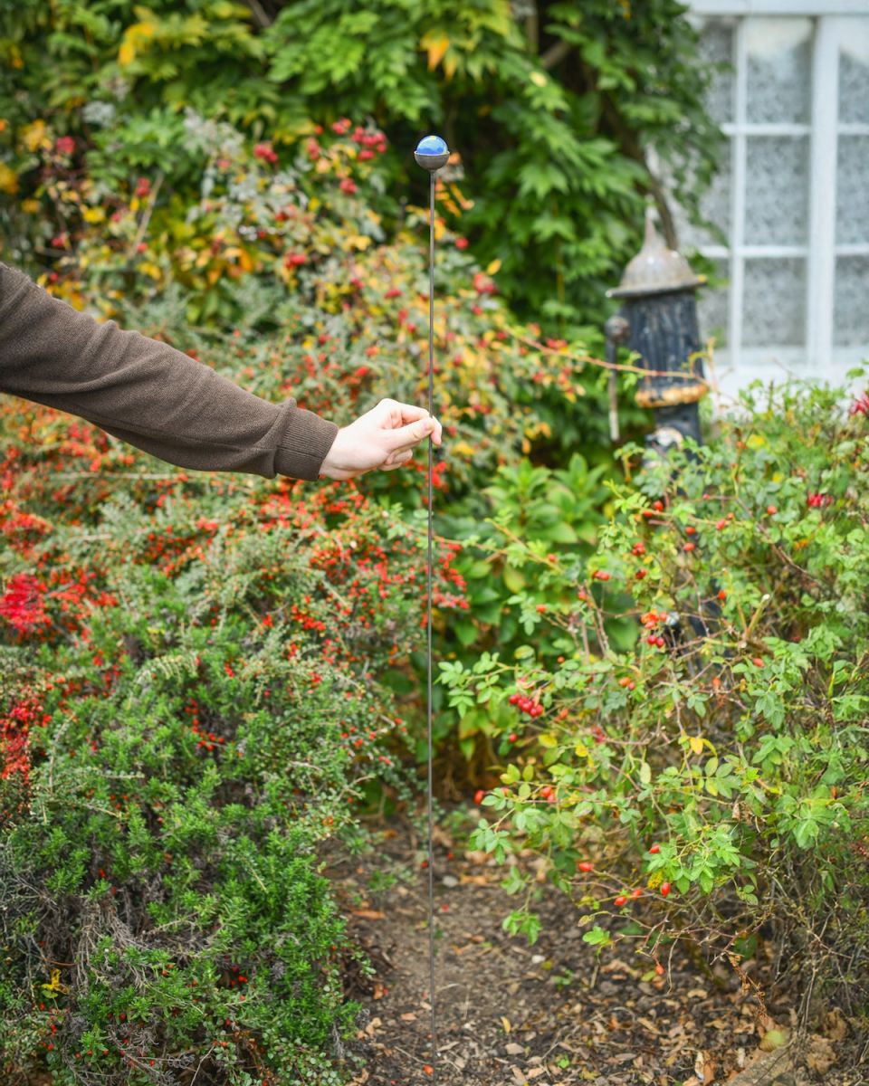 "Peacock" Suncatcher Garden Stake large