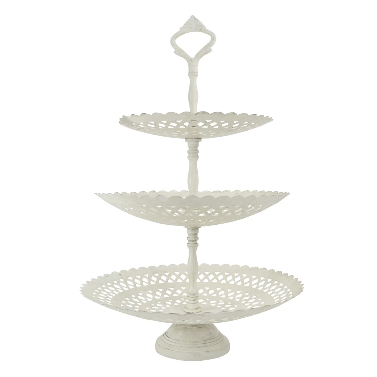 3 Tier White Table Top Cake Display Stand 3 Tier White Table Top Cake Display Stand
