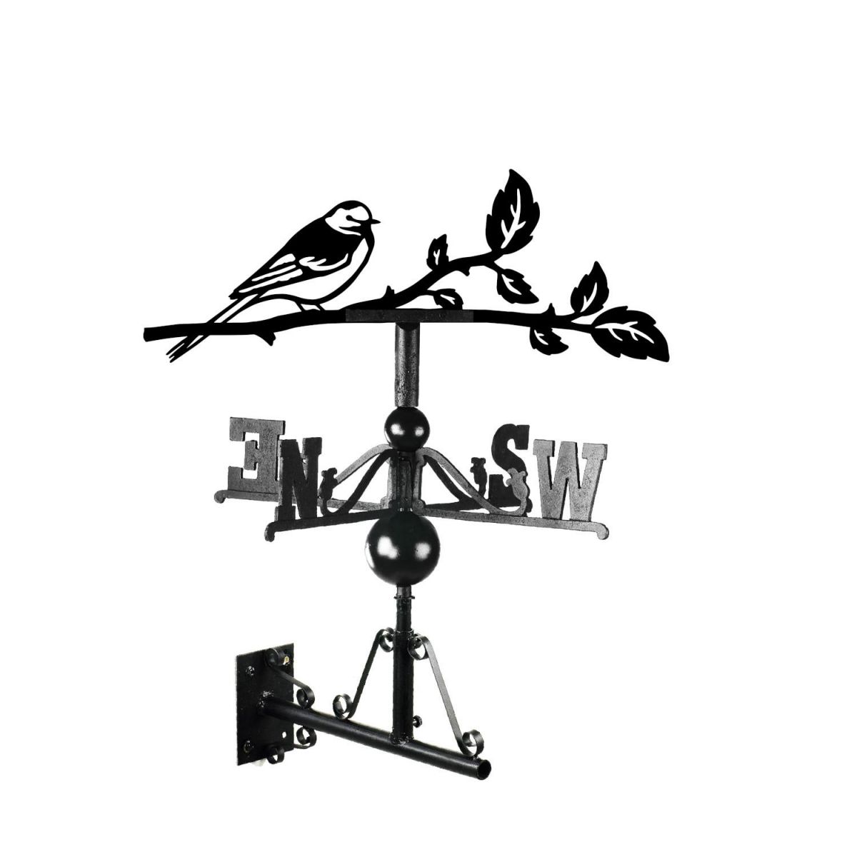 Pied wagtail weathervane in situa Pied wagtail weathervane in situa