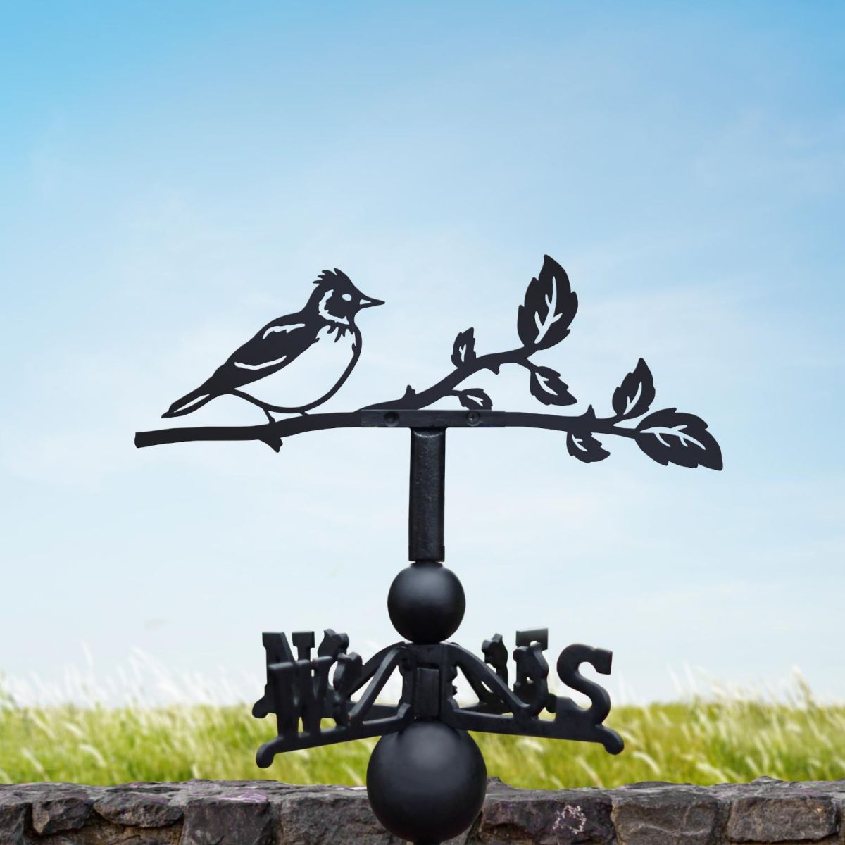  Skylark weathervane on a sunny day