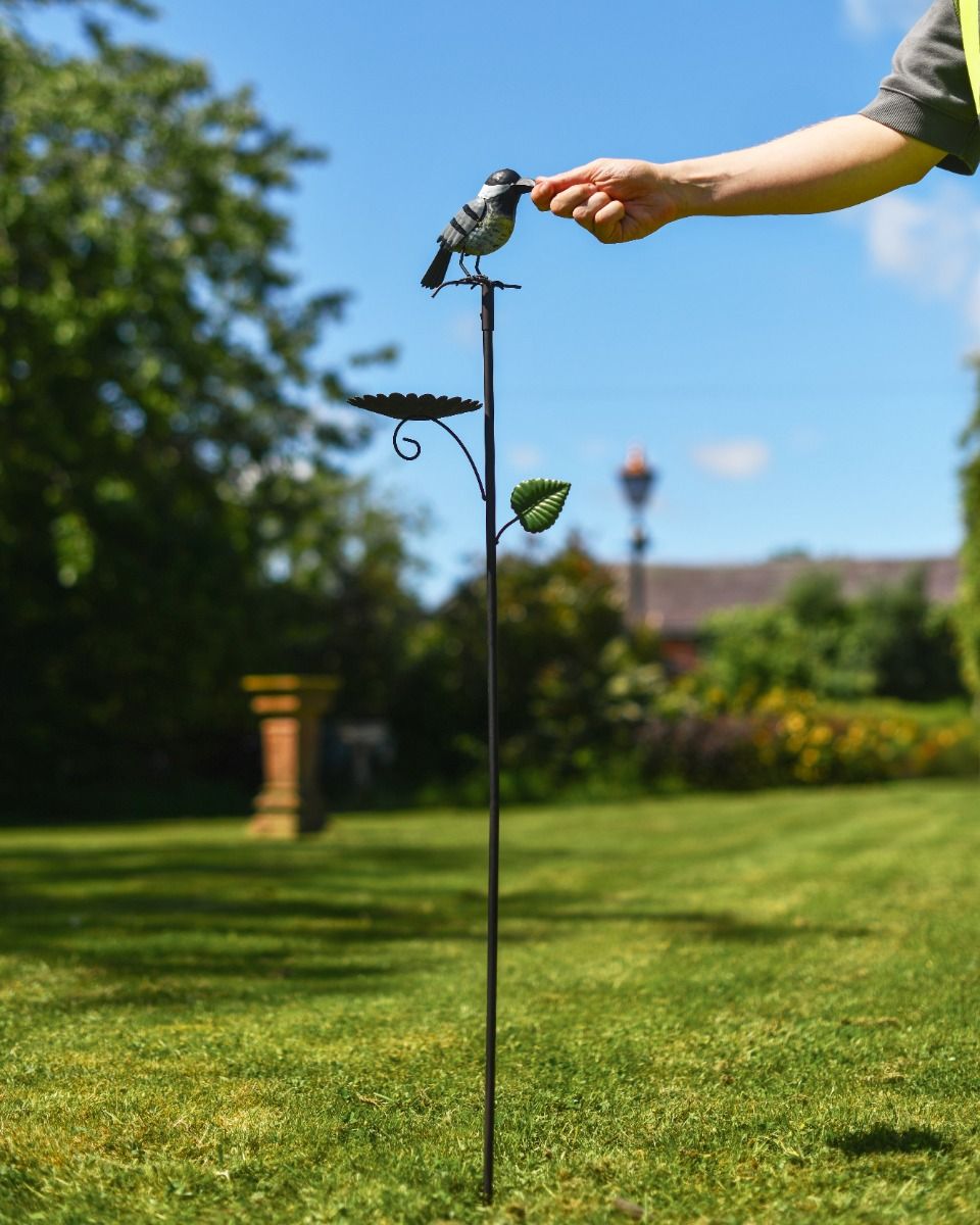 Steel "Coal Tit" Bird Feeder Garden Spike 