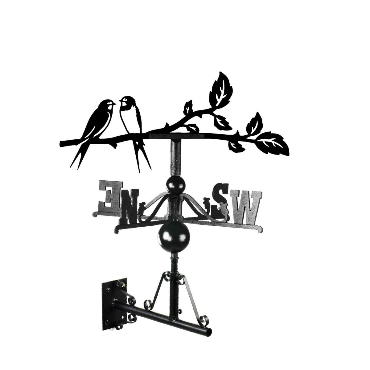 Swallow weathervane in situ