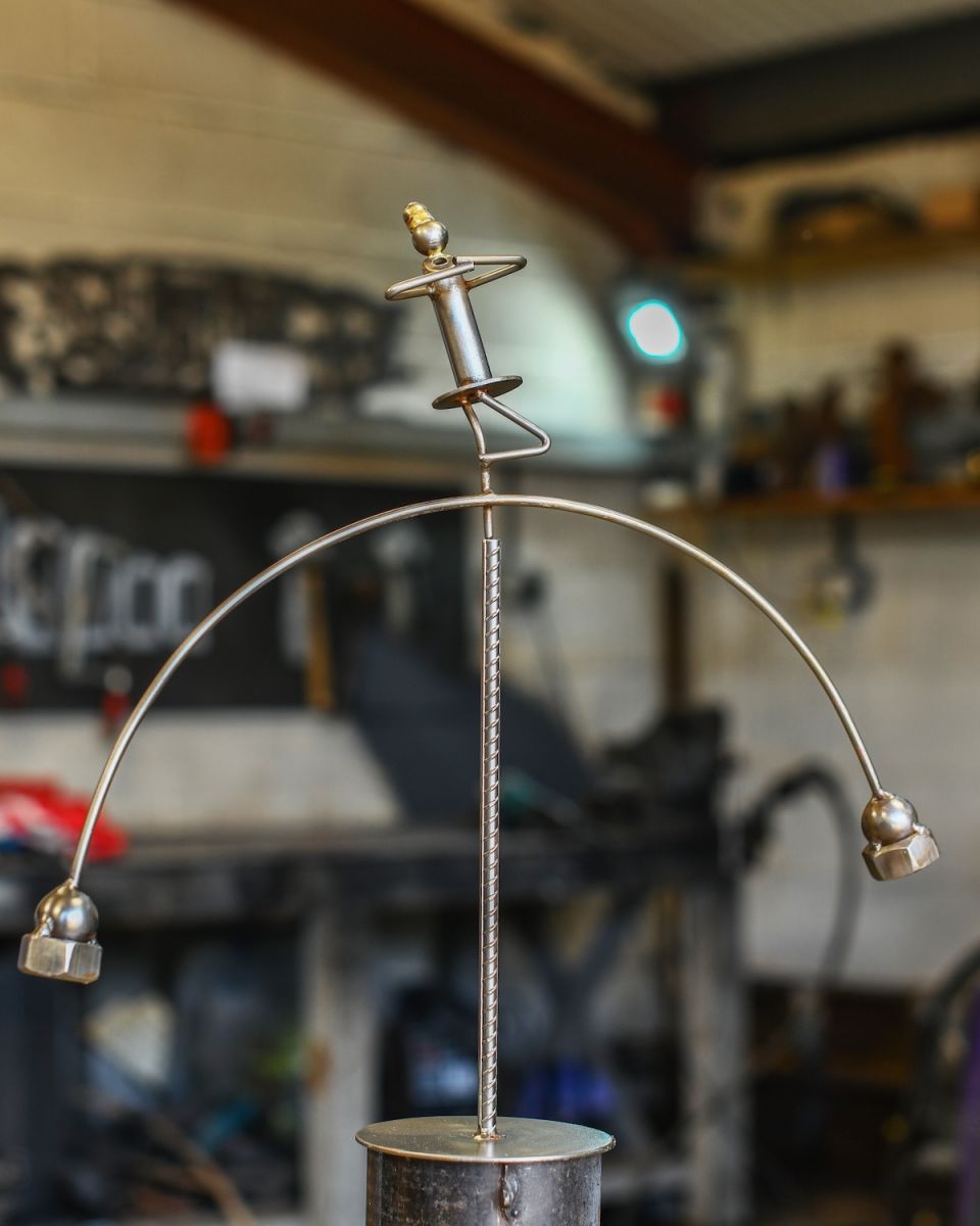 "The Ballerina" Recycled Metal Sculpture "The Ballerina" Recycled Metal Sculpture