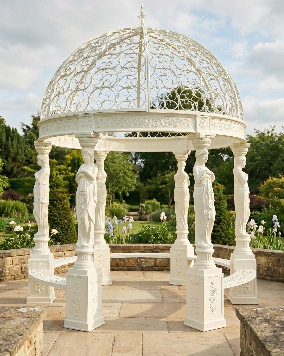 "The Imperial Adariani" Cream Gazebo Digital Illustration new