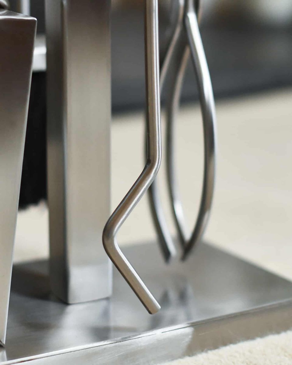 Close-Up of “Thornton Croft” Stainless Steel Companion Set 77cm