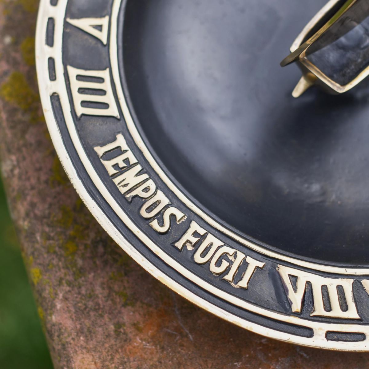 Close-Up of Sundial Detailing