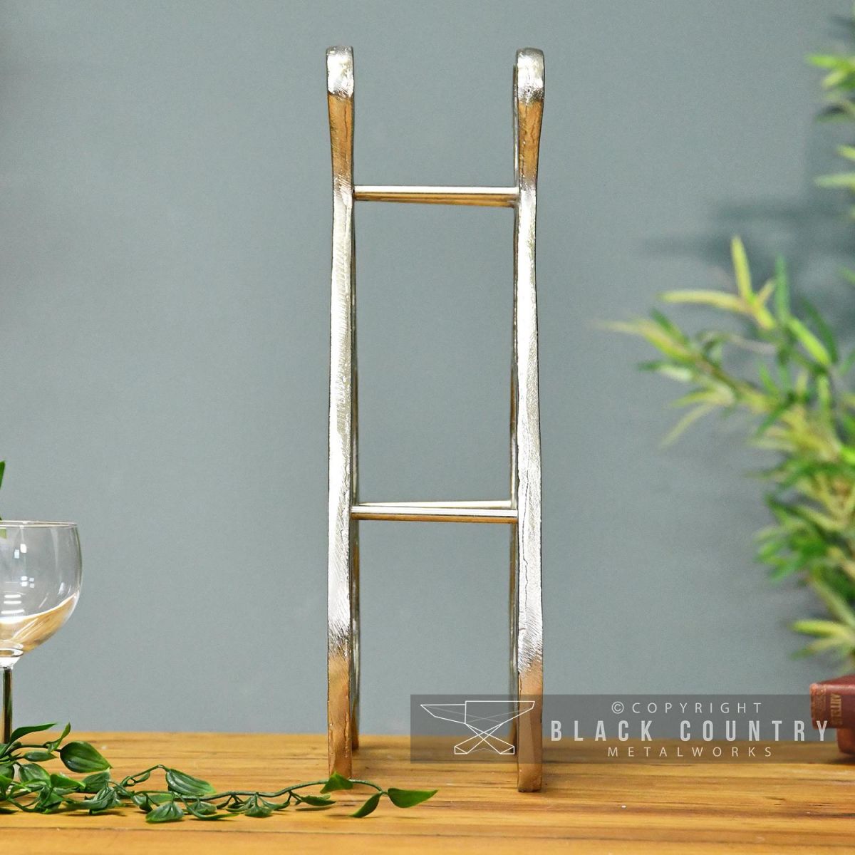 Side View of the "Wine Lodge" Wine Rack & Wine Holder