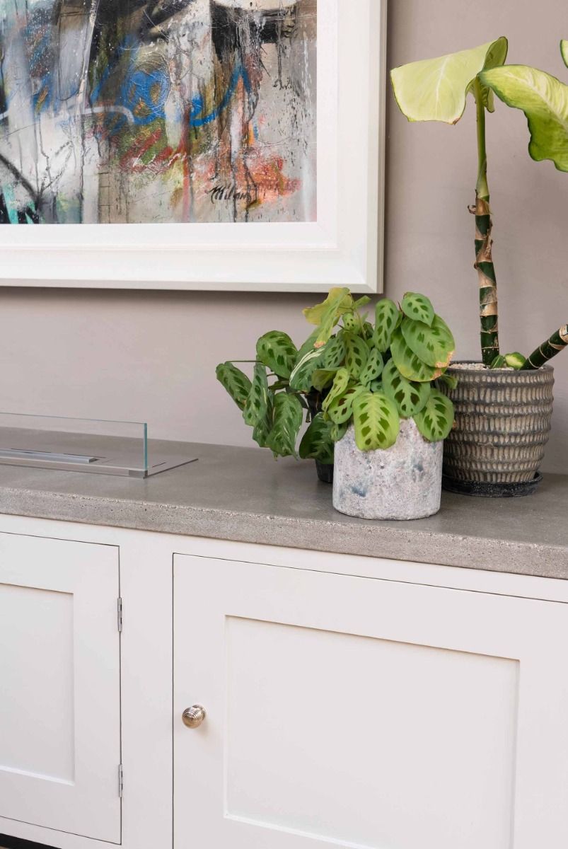 A 30mm Individual Polished Nickel Beehive Cabinet Knob Shown Mounted on a Wooden Cabinet