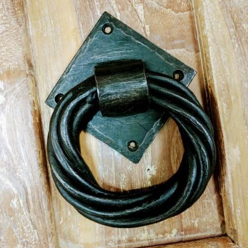 "Abbeymede" Wrought Iron Door Knocker