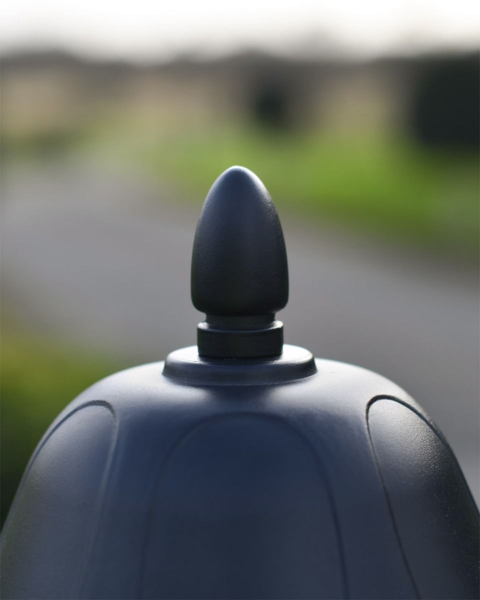 Close up Of Finial On Top Of Lantern 