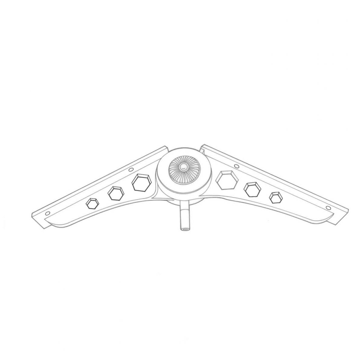 Adjustable Aluminium Tie Bar Bracket Sunflower Design