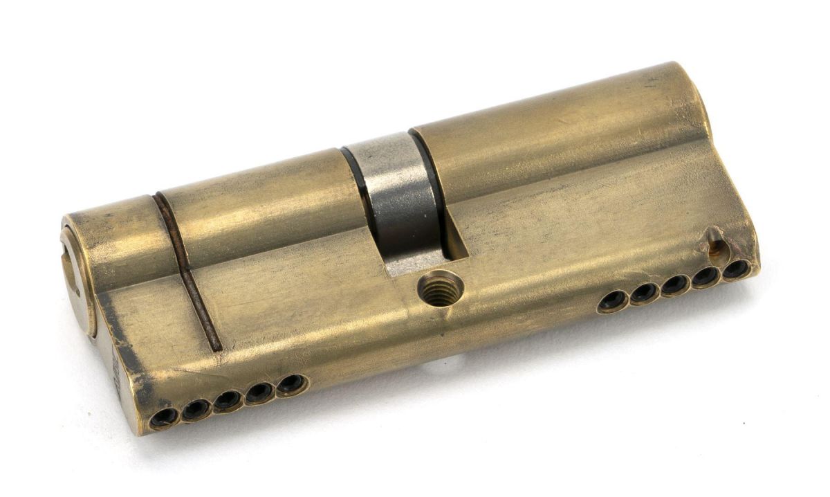 Aged Brass 5-Pin Euro Cylinder