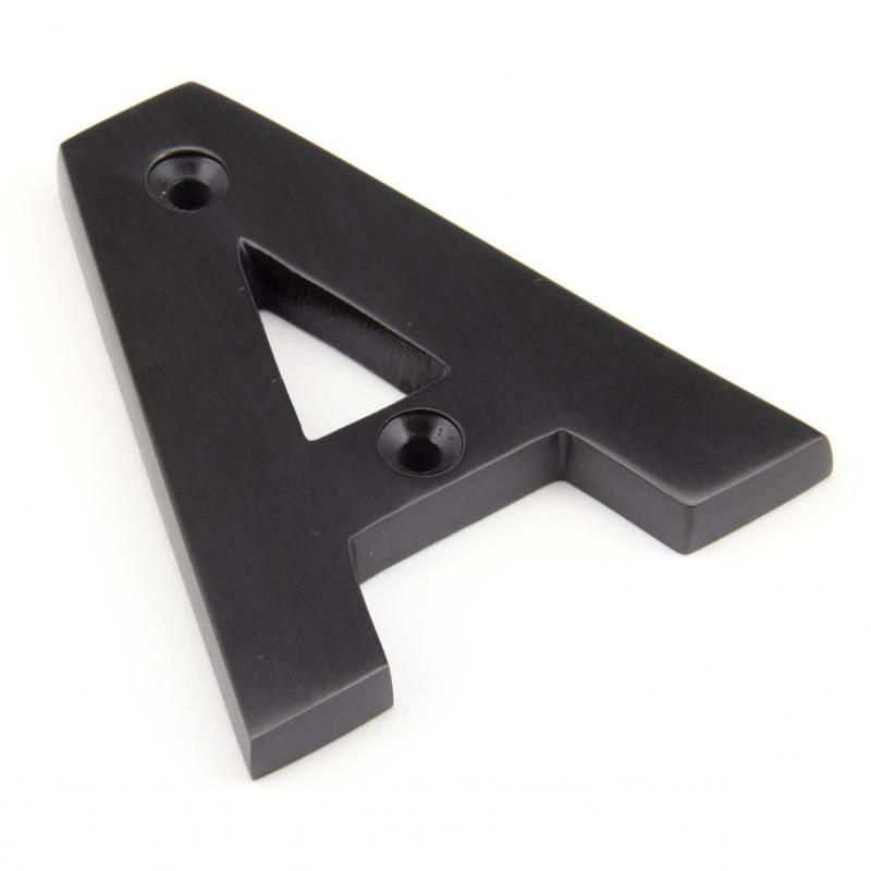 Aged Bronze 3 Inch Letter A Screw Fix Letter