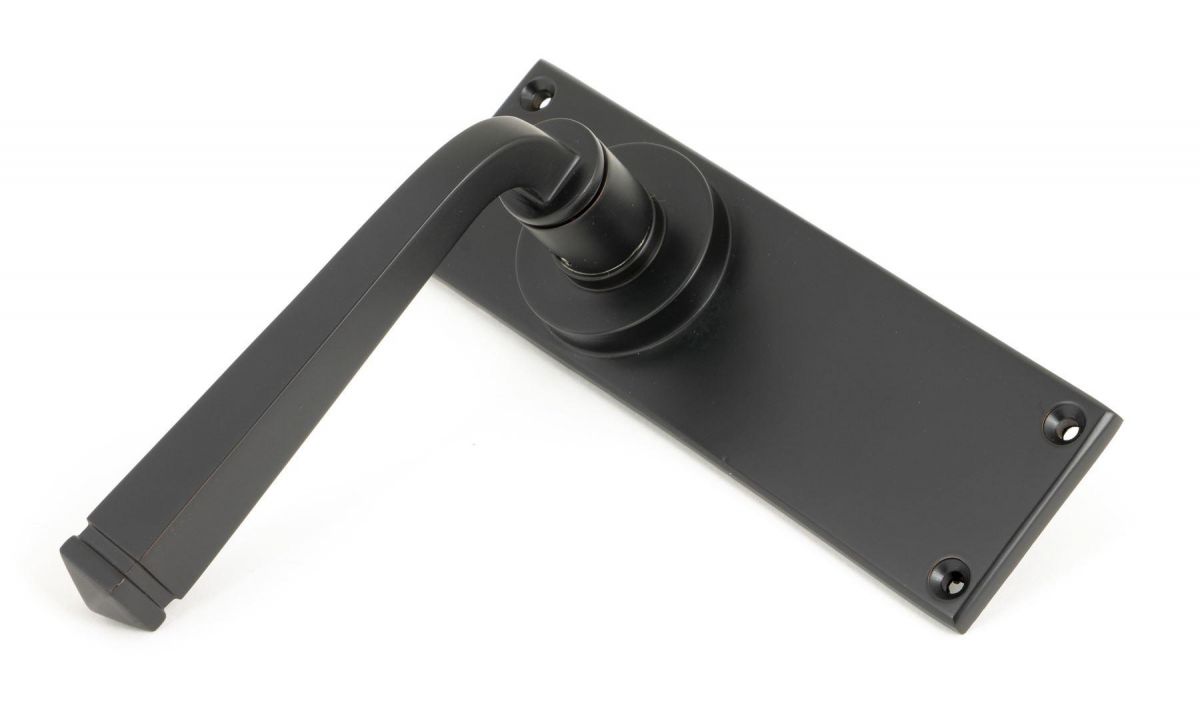 Aged Bronze Lever Latch Door Handle