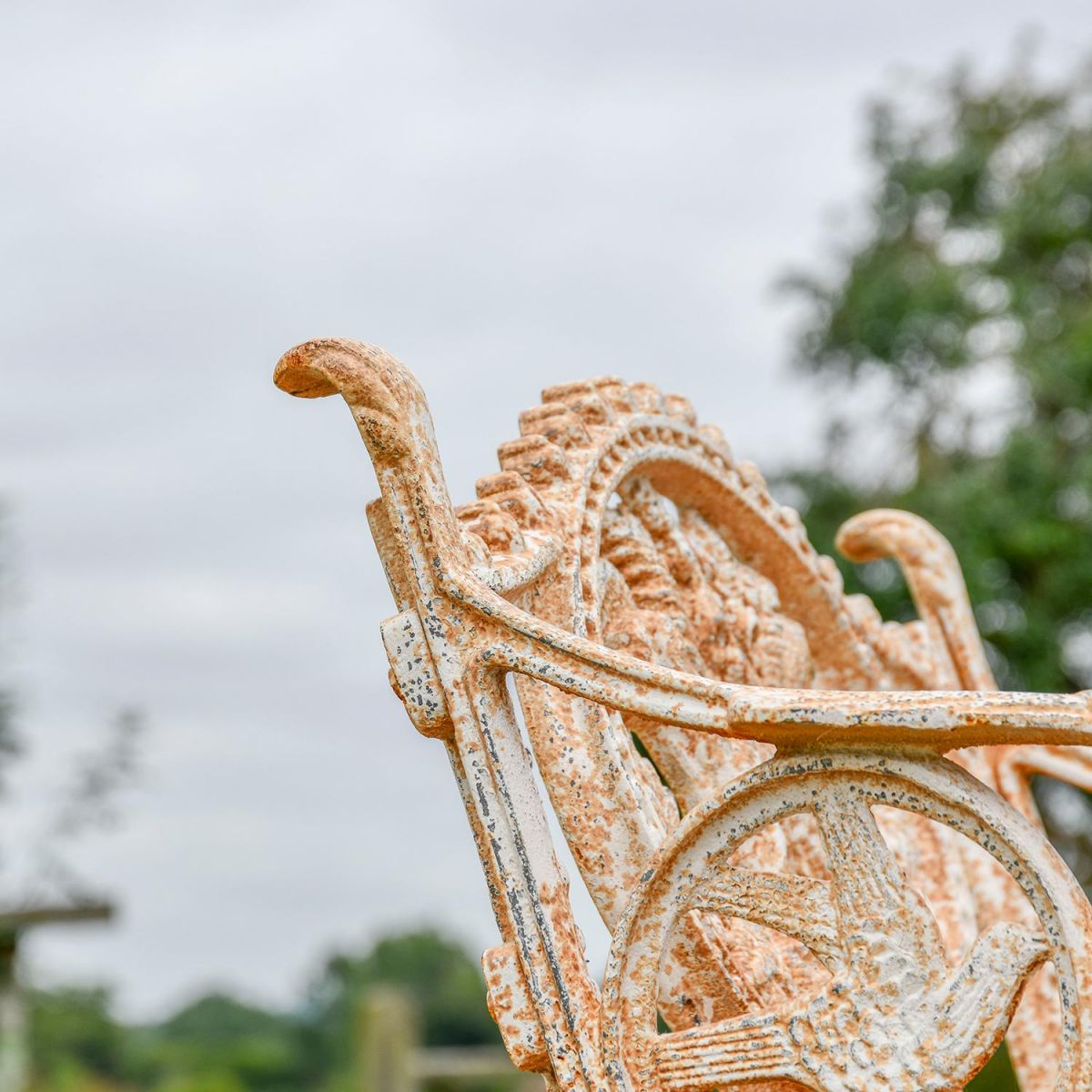 Close-up of the Rustic Finish on the Chair