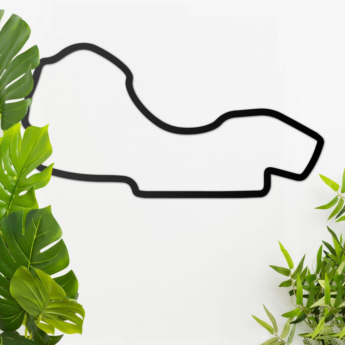 Albert Park Motor Circuit Wall Art in Situ 