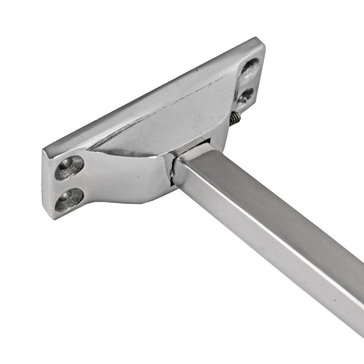 Alessi Double Fine Twist Stainless Steel Stair Spindle Mounting Bracket Alessi Double Fine Twist Stainless Steel Stair Spindle Mounting Bracket