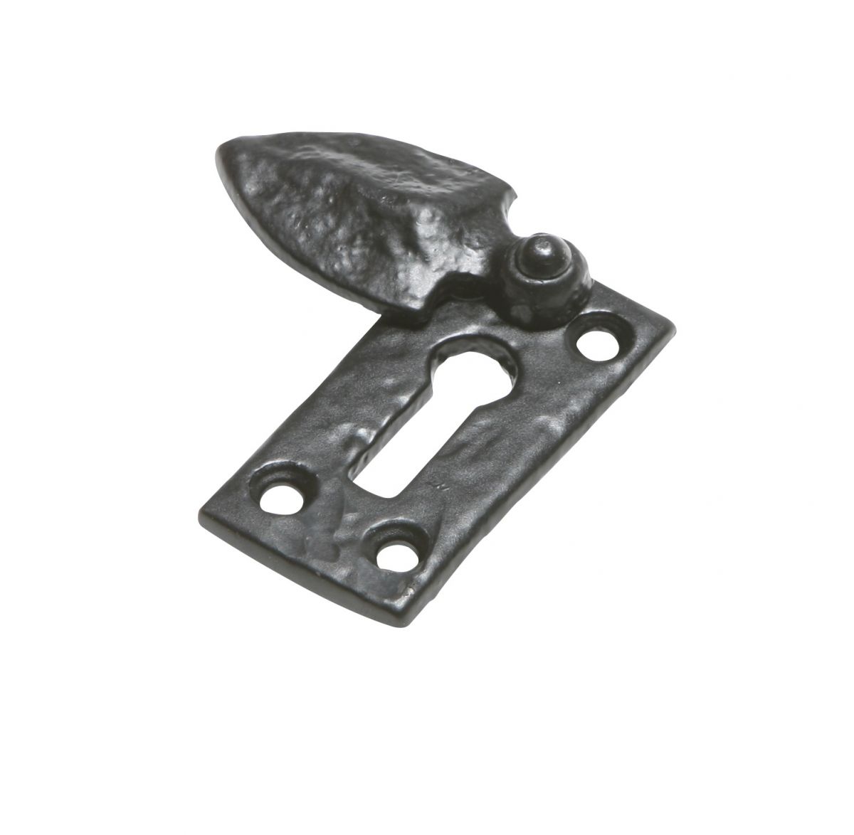 Antique Black Iron "Arrow Head" Sliding Keyhole Cover
