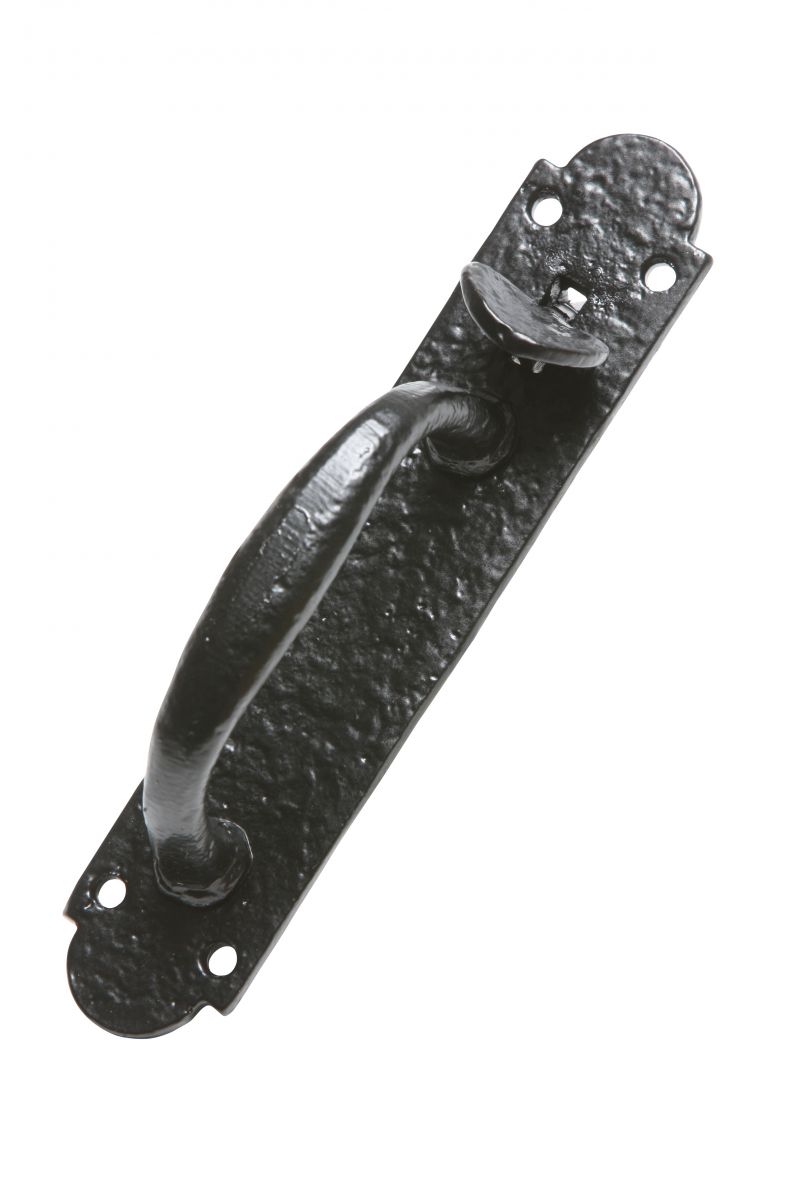 Antique Black Malleable Iron Suffolk Thumb Latch Set  Antique Black Malleable Iron Suffolk Thumb Latch Set