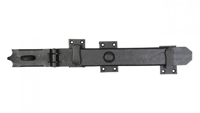 Antique Black Wrought Iron Locking Bar