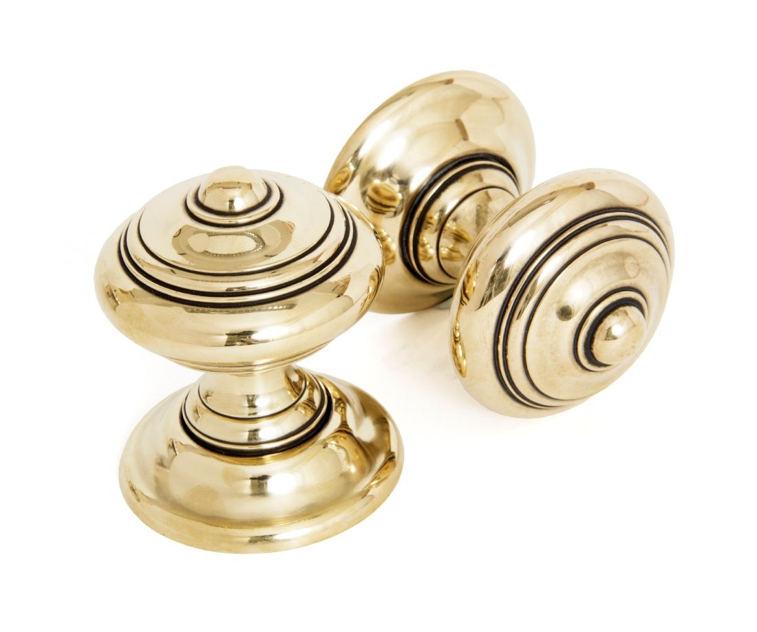 Antique Brass Concealed Mortice Door Knob Set