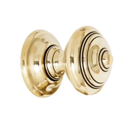 Antique Brass Concealed Mortice Door Knob Set