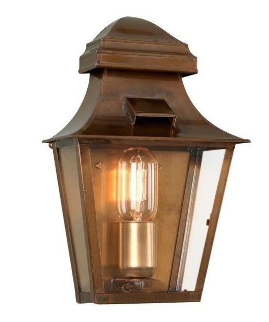 "Westernbrook" Traditional Brass Half Wall Lantern