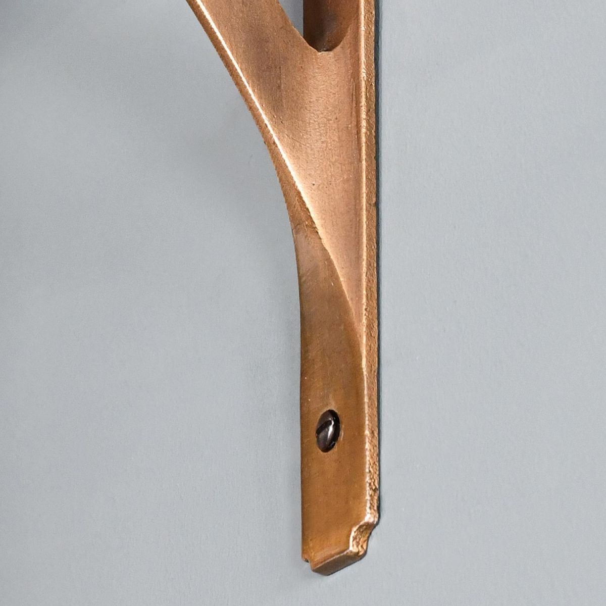 Close-up of the Antique Brass Finish