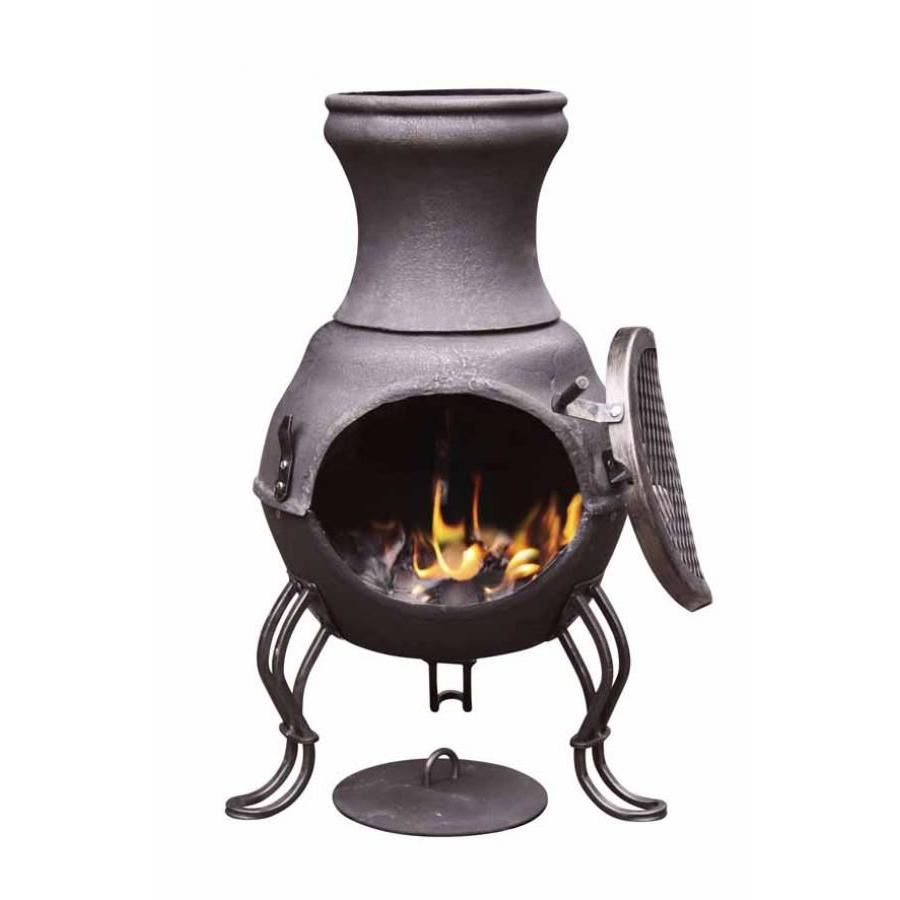 Chimenea in an Antique Bronze Finish Chimenea in an Antique Bronze Finish