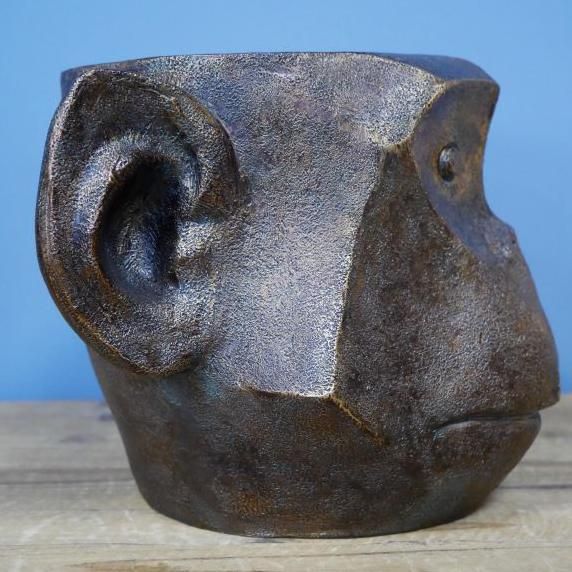 View of the Side of the Monkey Header Planter