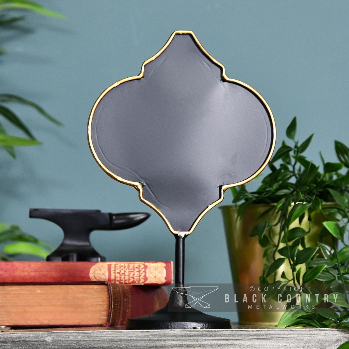  Vintage Chalk Board Finished in an Antique Bronze