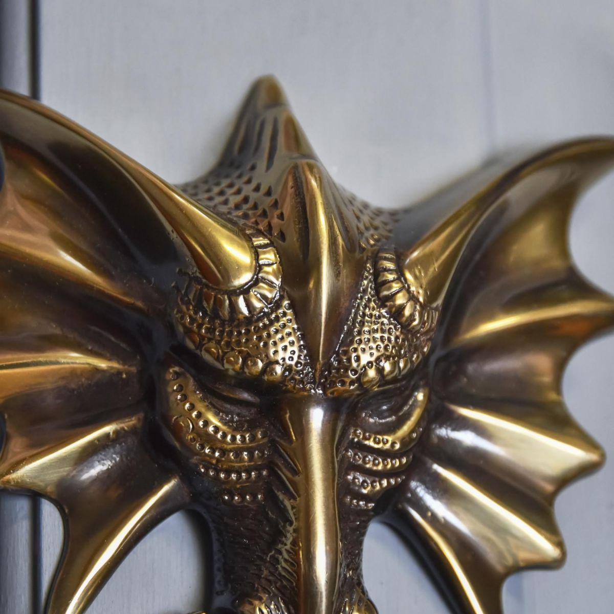 Close-Up of Dragon Head Design